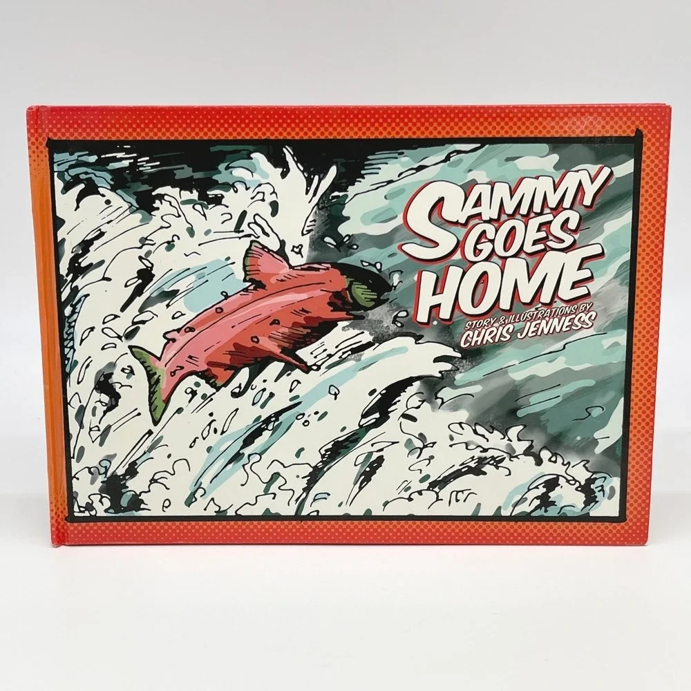 Sammy Goes Home Chris Jenness Signed Childrens Book Hardcover Alaska Nature